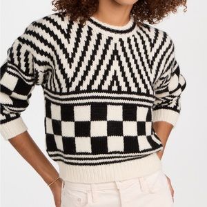 Mother The Itsy alpaca crop Sweater